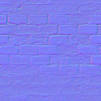 seamless wall bricks normal map 0003